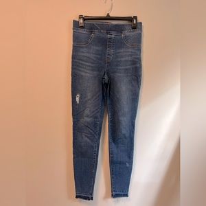 Spanx Skinny Distressed Jeans